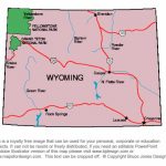 Us State Printable Maps, South Dakota To Wyoming, Royalty Free, Jpg Inside Free Wyoming State Map
