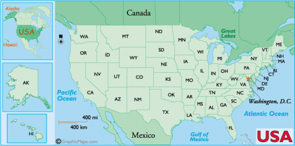 Us States Abbreviation Map regarding Us Map With State Abbreviations