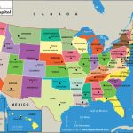Us States And Capitals Map | Genealogy | Pinterest | States And Throughout 50 States Map With Capitals