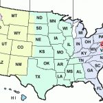 Us Time Zones   Timezones In The United States Throughout Map Of Time Zones In United States