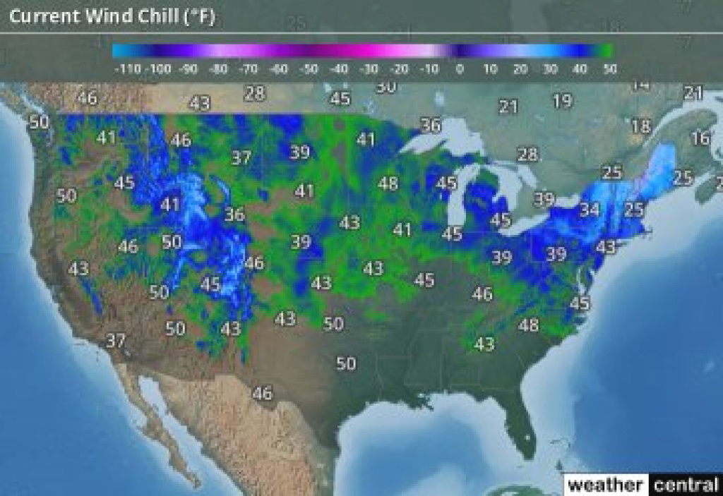 Us Weather - Current Temperatures Map | Weathercentral inside Weather Heat Map United States