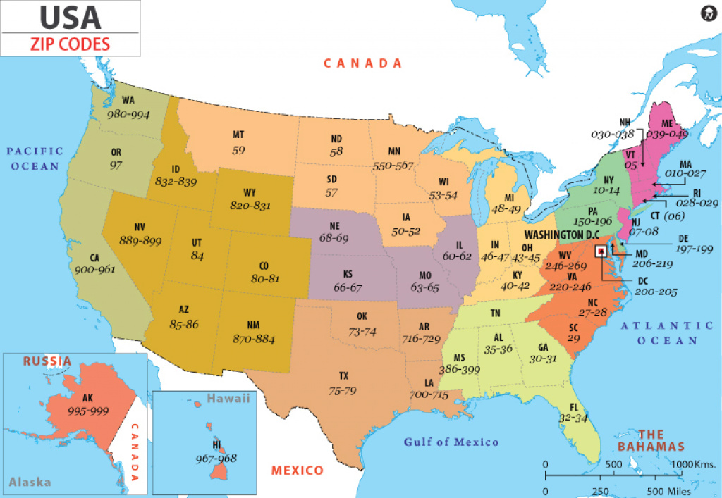 Us Zip Code Map, Usa Zip Codesstate with Zip Code Maps By State