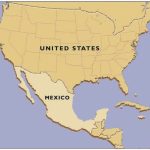 Usa And Mexico Map And Travel Information | Download Free Usa And With Mexico And The United States Map