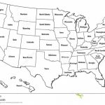 Usa Blank Printable Map With State Names Royalty Free Jpg For United For Map Of United States Outline Printable