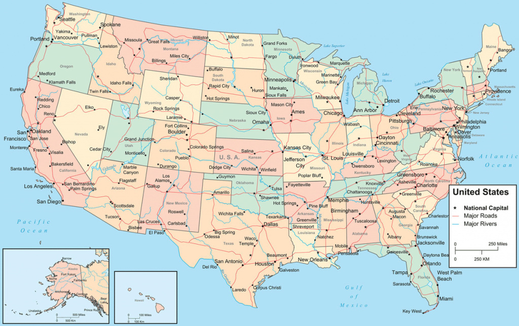 Usa City Map Large Map Of United States Maps Cities - Kolovrat inside Usa Map With States And Cities Hd