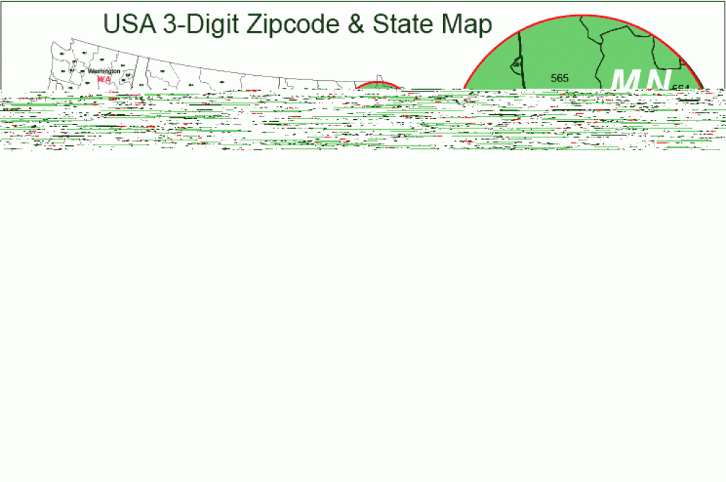 Usa Editable Zip Codes Of America for Zip Code Maps By State