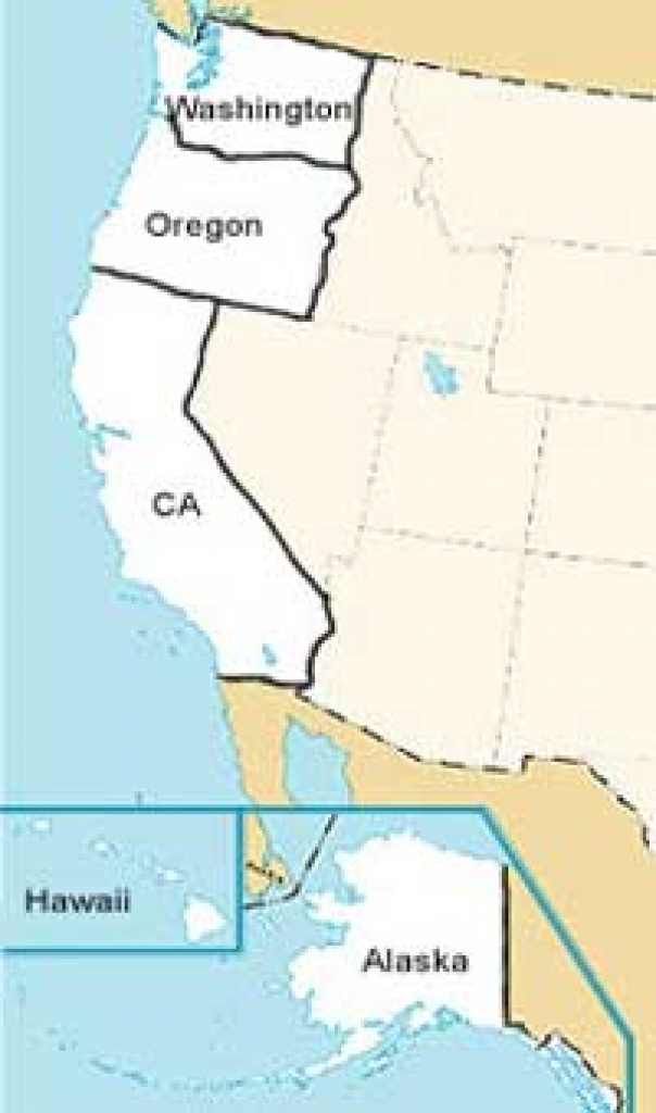 Usa Geography Quizzes - Fun Map Games intended for Pacific States Map