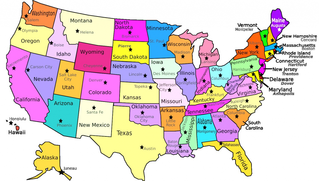 Usa Labeled Map My Blog Printable United States Maps Outline And For with A Labeled Map Of The United States