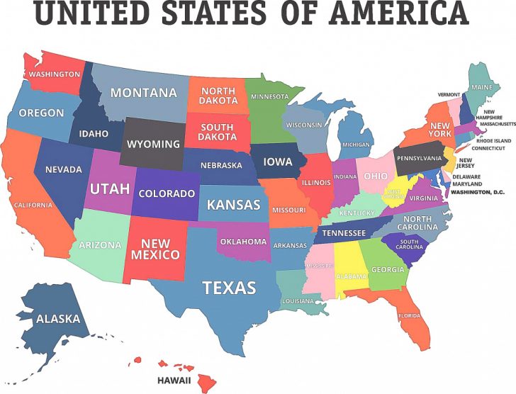 Picture Of Us Map With States