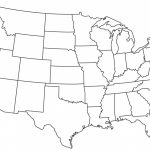 Usa Map Template   Bino.9Terrains.co Within Blank Outline Map Of The United States