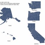 Usa Maps. Design Elements — Pacific States | Maps   Usa Maps | Pinterest In Pacific States Map