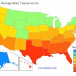 Usa State Temperatures Mapped For Each Season   Current Results Throughout Weather Heat Map United States