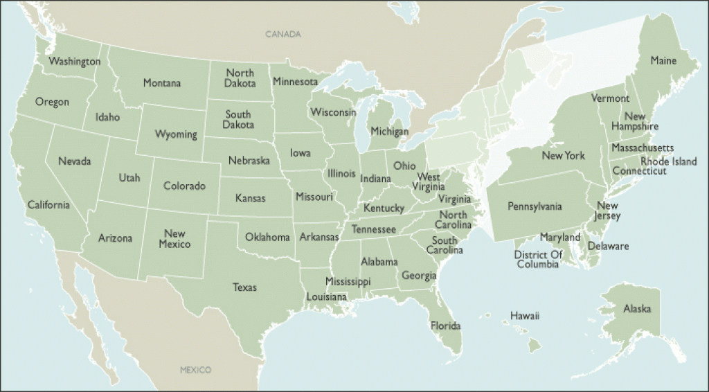 Usa State Wall Maps - Laminated State Maps | Mapsales within State Wall Maps