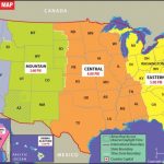 Usa Time Zone Map, Current Local Time In Usa Intended For State Time Zone Map