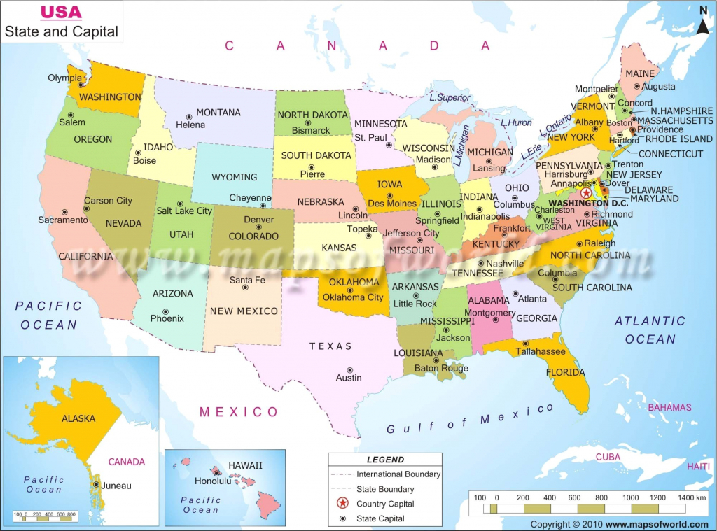 Usa World Map And Cities Us With States Major – Xtgn with regard to World Map With States And Capitals