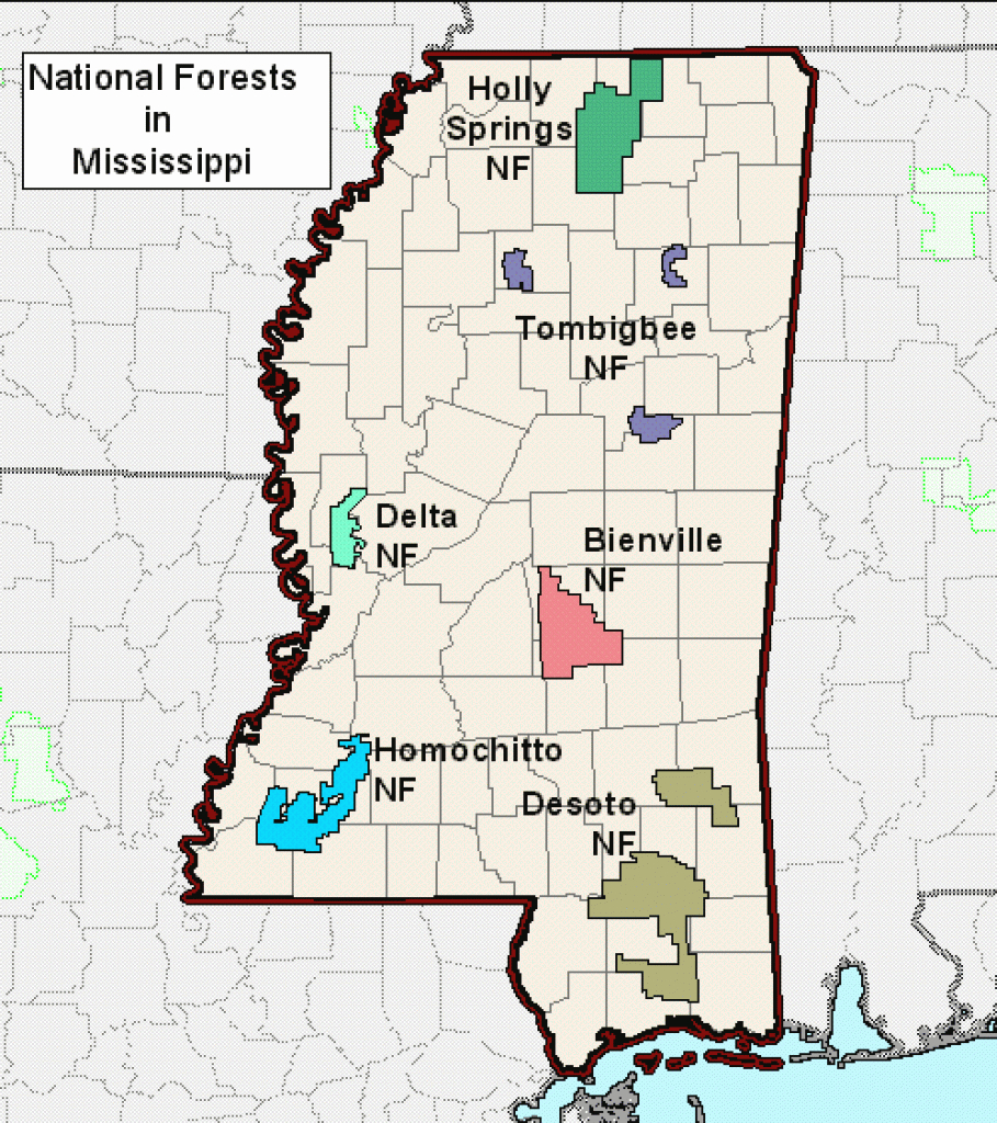 Usda Forest Service - Sopa - Mississippi in Mississippi State Parks Map