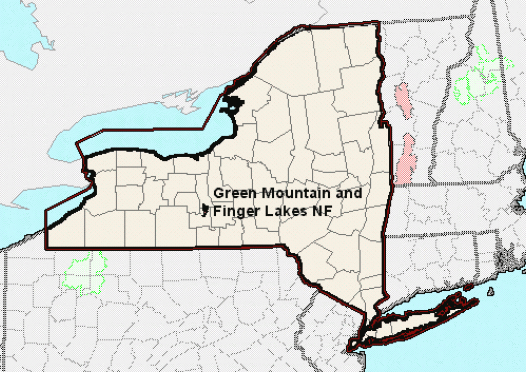 Usda Forest Service - Sopa - New York with regard to New York State Forests Map