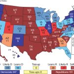 Uva Electoral Map Shows Hillary Clinton Winning The Presidency For States Hillary Won Map