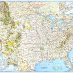 Vacationlands Of The United States And Canada Map In United States Canada Map