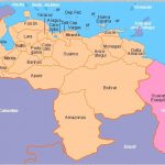 Venezuela States Map And Travel Information | Download Free Regarding Map Of Venezuela States And Cities