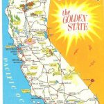 Vintage And State Map California Tablecloth – Dankland Intended For Golden State Map Location
