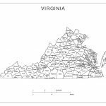 Virginia Labeled Map Within Virginia State Map Printable