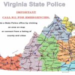 Virginia State Police   Office Locations With Regard To Pa State Police Barracks Map