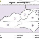 Virginia's Bordering States   Locate Places On A Map #1   King Within Map Of Virginia And Surrounding States