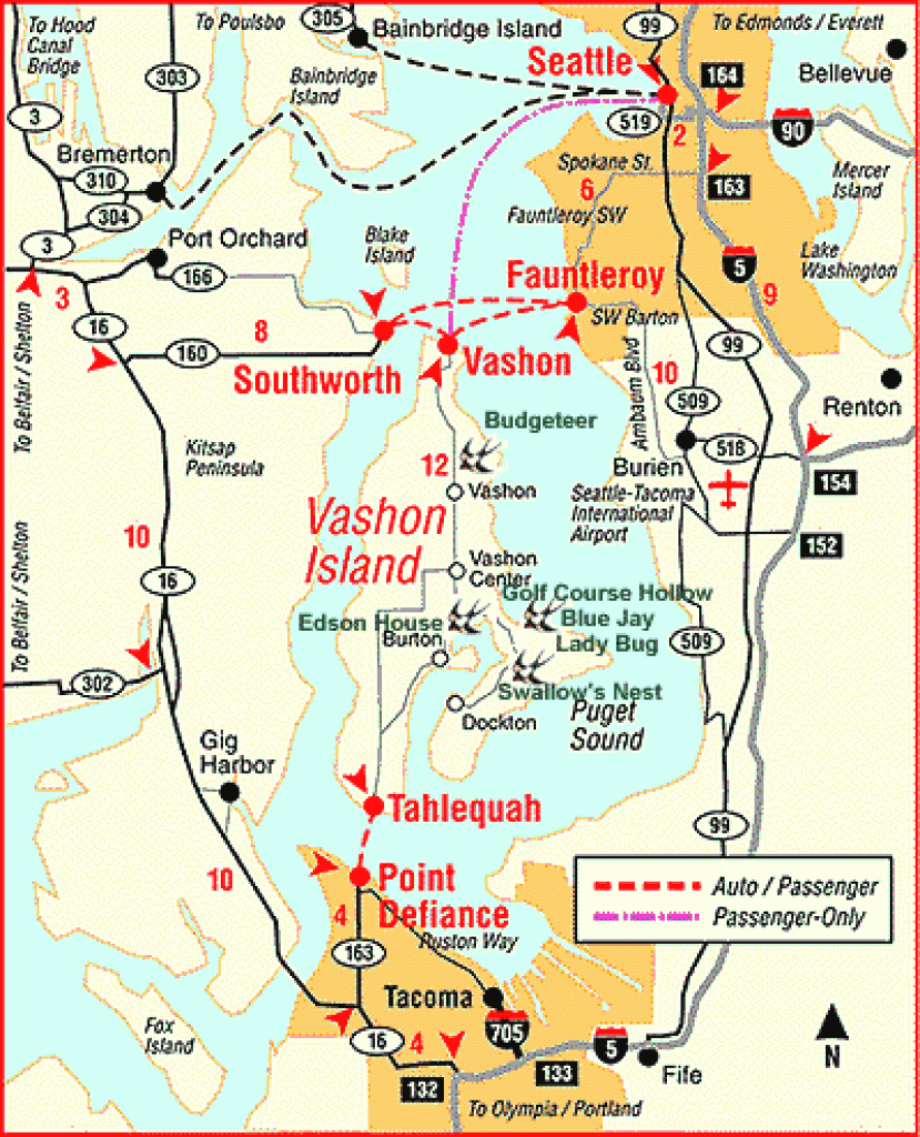 Wa State Ferry Route Map with regard to Washington State Ferries Map