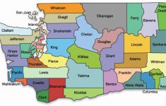 Washington County Maps Cities Towns Full Color pertaining to Map Of Washington State Cities And Towns