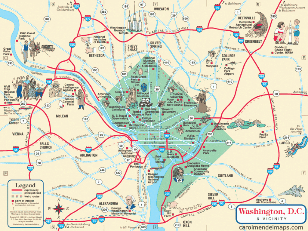 Washington D.c. Metro Area Map with regard to Map Of Washington Dc And Surrounding States