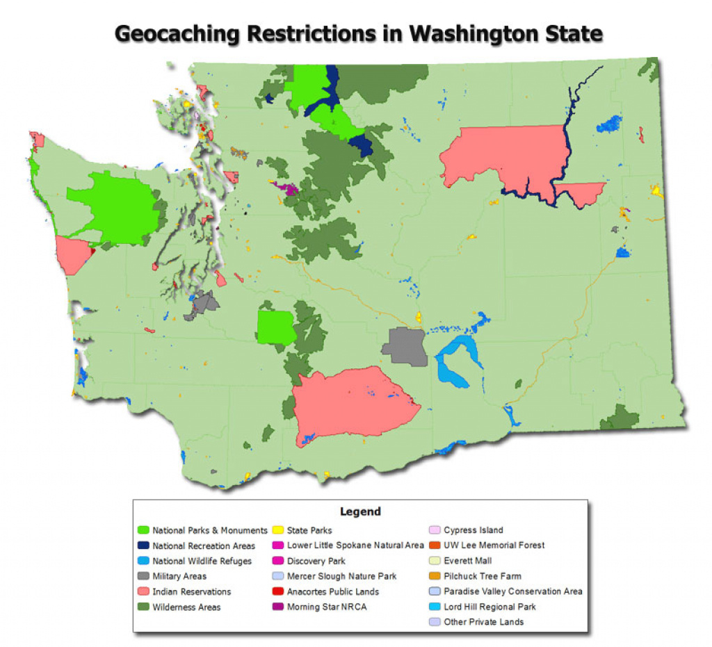 Washington - Geocaching Wiki - Geocaching Wiki throughout Washington State Public Land Map