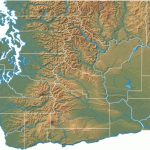 Washington Physical Map And Washington Topographic Map Within Physical Map Of Washington State