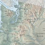 Washington Physical Map • Mapsof Regarding Physical Map Of Washington State