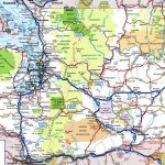 Washington Road Map With Detailed Road Map Of Washington State