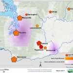 Washington State Department Of Ecology   Areas Meeting And Not In Washington State Air Quality Map
