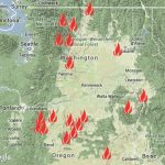 Washington State Fire Map | Map Intended For Washington State Fire Map 2017
