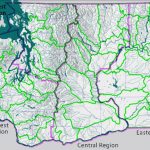 Washington State Flow Monitoring Network | Map Based River And With Washington State Rivers Map