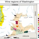 Washington State Map Of Vineyards Wine Regions Throughout Washington State Wineries Map