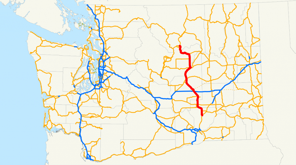 Washington State Route 17 - Wikipedia throughout Washington State Milepost Map