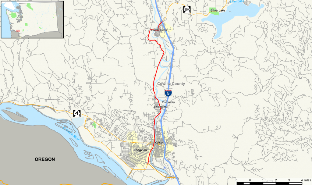 Washington State Route 411 - Wikipedia inside Washington State Milepost Map