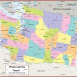 Washington State Wall Map   Political Intended For State Political Map
