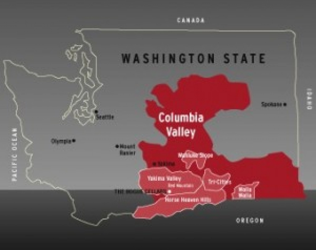 Washington State Wine Country With Hogue Cellars: Pictures And pertaining to Washington State Wineries Map