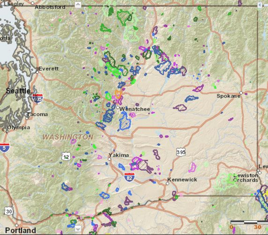 Washington Wildfire Links And Updates throughout Wa State Fire Map