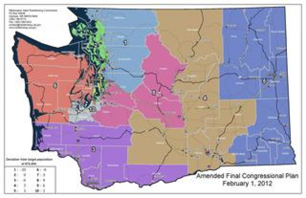 Washington&amp;#039;s Congressional Districts - Wikipedia for Washington State Legislative Map
