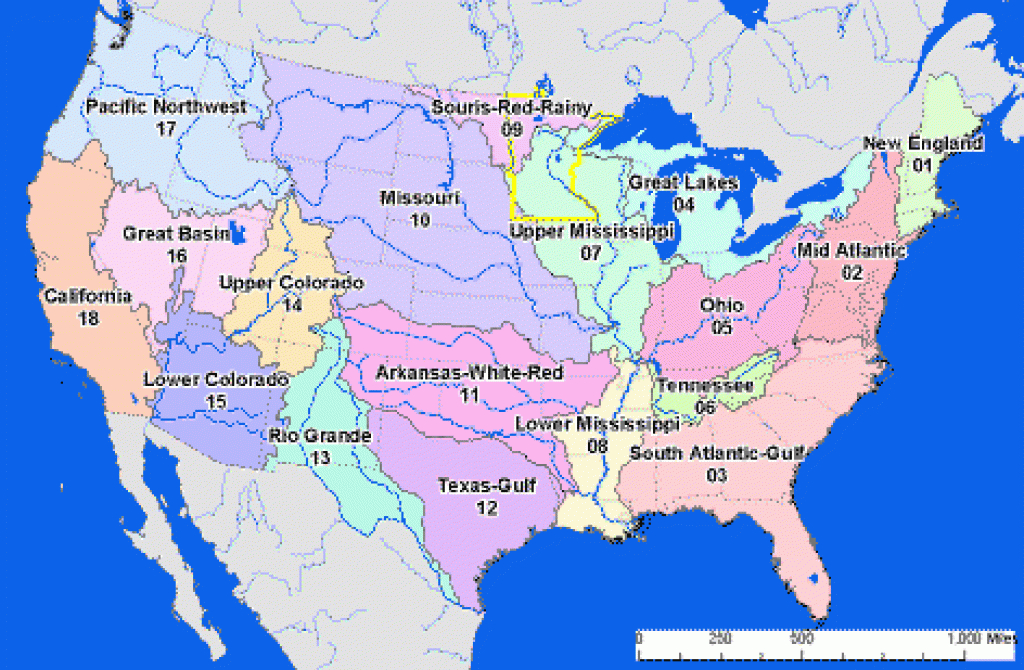 Watersheds - Minnesota Dnr - Mn Department Of Natural Resources in Watershed Map Of The United States