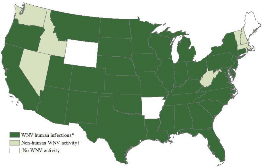 West Nile Virus Map: Which States Have Confirmed Cases, What Are The with Mosquito Population By State Map