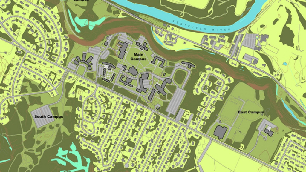 Westfield State College Campus Development Plan - Kleinfelder regarding Westfield State Map
