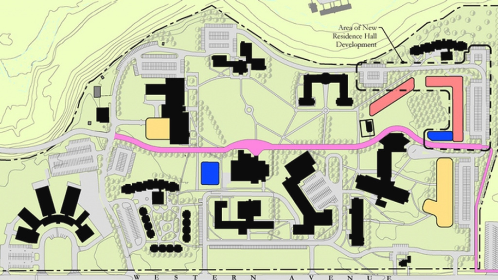Westfield State College Campus Development Plan - Kleinfelder within Westfield State Map