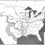 Westward Expansion In United States 1815 1845 Historical Map In Map Of United States 1845